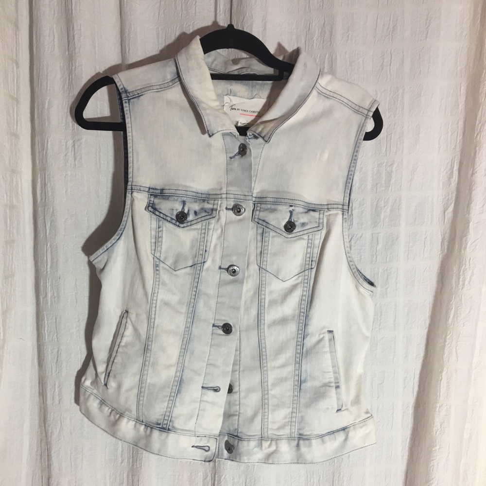Sleeveless  jean jacket